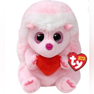 Ty Beanie Bellies Cheesecake Pink Hedgehog Plush